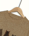 Tamara | Cozy Cat-Print Sweater