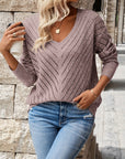 Elaine | Relaxed V-Neck Sweater