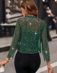 Elaine | Shimmer Cropped Jacket