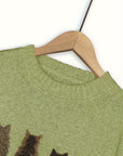 Tamara | Cozy Cat-Print Sweater