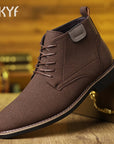 Alden | Refined Lace-Up Ankle Boots