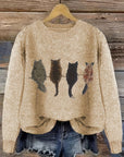 Tamara | Cozy Cat-Print Sweater