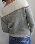 Francesca | Color-Block Boat Neck Sweater