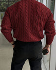 Jonas | Cable Knit Crew Neck Sweater