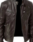 Bryson | Stand-Collar Moto Jacket