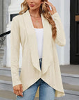 Juliet | Open-Front Draped Cardigan