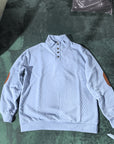 Ronan | Stand Collar Button Henley Sweater