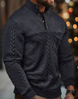 Sterling | Textured Stand-Collar Pullover