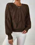 Cassidy | Cable-Knit Round-Neck Sweater