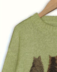 Tamara | Cozy Cat-Print Sweater