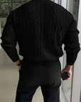 Jonas | Cable Knit Crew Neck Sweater