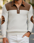 Roland | Two-Tone Quarter-Zip Pullover