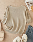Lena | Relaxed Open-Knit Sweater