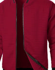 Raymond | Textured Zip-Up Bomber Jacket