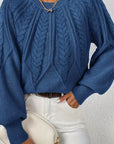 Cassidy | Cable-Knit Round-Neck Sweater