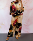 Harlow | Stylish Satin Two-Piece Set