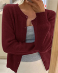 Delphina | Soft Button-Front Cardigan