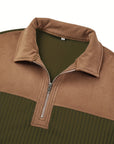 Roland | Two-Tone Quarter-Zip Pullover