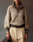 Cecily | Relaxed Half-Zip Sweater