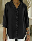 Paula | Stylish Ruffle Mid Sleeve Blouse
