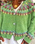 Esme | Nordic Patterned Cardigan