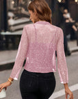 Elaine | Shimmer Cropped Jacket