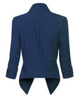 Penelope | Open-Front Draped Blazer