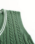 Gideon | Cable-Knit V-Neck Sweater Vest