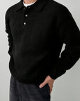 Landon | Refined Polo Collar Sweater