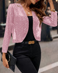 Elaine | Shimmer Cropped Jacket