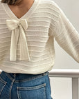 Imogen | Bow-Detail Knit Sweater