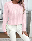 Faye | Cable-Knit Round Neck Sweater