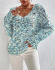Fashionable Casual V-Neck Sweater