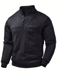 Sterling | Textured Stand-Collar Pullover