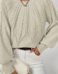 Cassidy | Cable-Knit Round-Neck Sweater