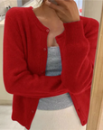 Delphina | Soft Button-Front Cardigan