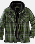 Rhett | Rugged Hooded Plaid Jacket