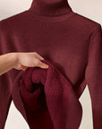 Selena | Cozy Lined High-Neck Sweater