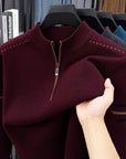 Nathan | Half-Zip Mock Neck Sweater