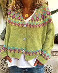 Esme | Nordic Patterned Cardigan