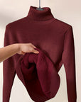 Selena | Cozy Lined High-Neck Sweater