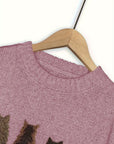 Tamara | Cozy Cat-Print Sweater