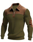 Roland | Two-Tone Quarter-Zip Pullover