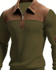 Roland | Two-Tone Quarter-Zip Pullover