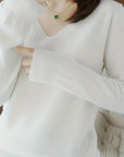 Selene | Soft V-Neck Sweater