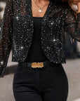 Elaine | Shimmer Cropped Jacket