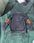 Ronan | Stand Collar Button Henley Sweater