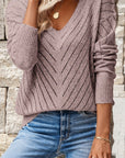 Elaine | Relaxed V-Neck Sweater