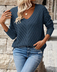Elaine | Relaxed V-Neck Sweater