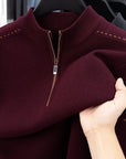 Nathan | Half-Zip Mock Neck Sweater